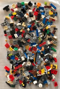 Bulk bags of Lego finishing pieces
