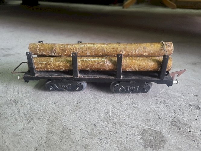 WAGON DE TRAIN JEP N 4598 WAGON DE BOIS TRONCS D'ARBES