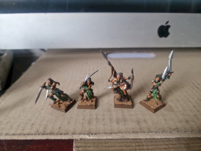 Warhammer - lot de  4  figurines Metal Danseurs De Guerre