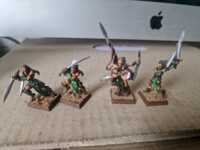 Warhammer - lot de  4  figurines Metal Danseurs De Guerre