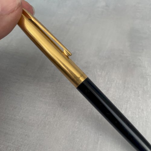 Watermans stylo bille plaqué or vintage + Waterman stylo plume plastique neuf