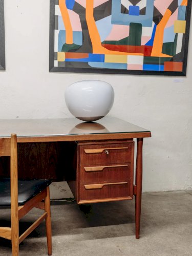 Yvan, le bureau danois double face en teck N°471