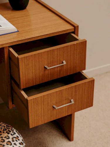 Yvan, le bureau en chêne et métal N°453