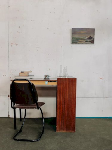 Yvan, le bureau escamotable en bois N°177