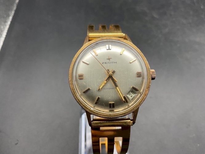 ZENITH MONTRE VINTAGE Automatique Plaquée Or calibre 2542