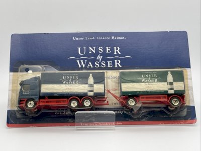  Mercedes Actros Unser Wasser 1/87 HO semi-trailer