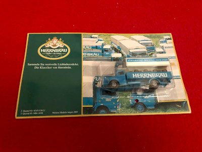  Truck Herrnbräu 1/87 HO