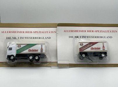  Semi + remorque Mercedes Actros Allersheimer 1/87 HO