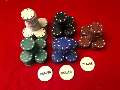  Lot de 280 jetons de poker