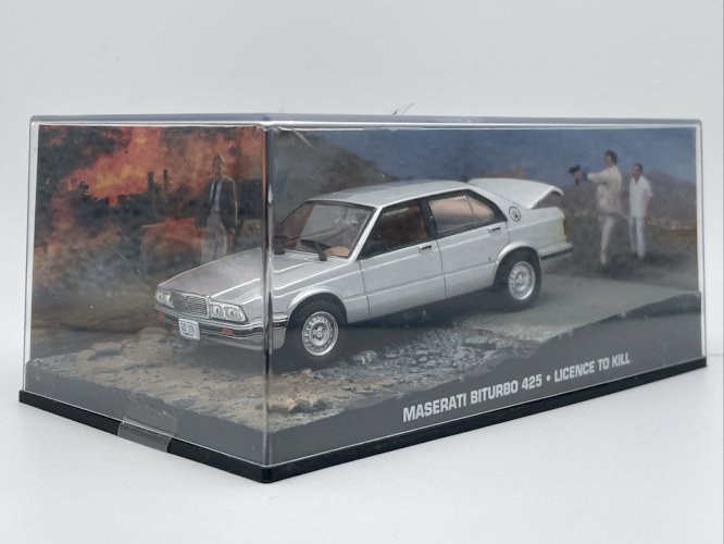  Maserati Biturbo 425 Permis de tuer James Bond 1/43