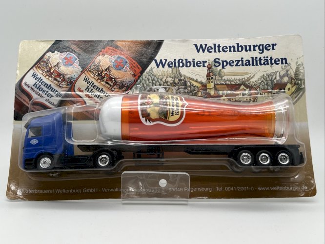  Semi-remorque Mercedes Actros Weltenburger Kloster 1/87 HO