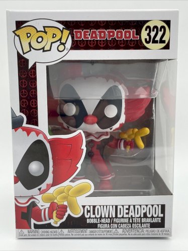  POP N°322 Marvel Dead Pool Clown Dead Pool