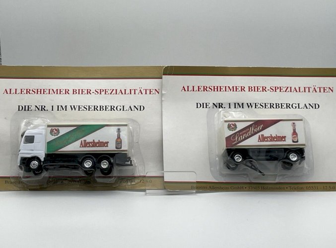  Semi + remorque Mercedes Actros Allersheimer 1/87 HO