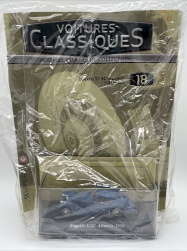  Bugatti 57SC Atlantic (1938) N°18 1/43 Altaya 